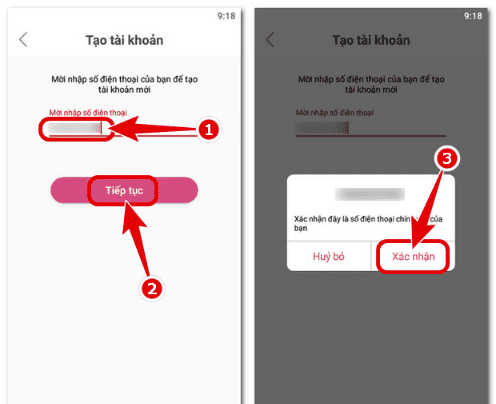 Đăng ký MMLive bằng số điện thoại là phương pháp phổ biến nhất